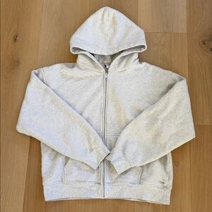 Aritzia TNA Sweatfleece Perfect Fit Zip Hoodie